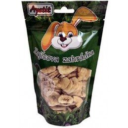 Apetit zajícova zahrádka Banán sušený, chips 120g