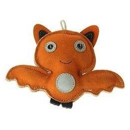 Hračka pes animALL Malý netopýr kůže, barevný 21x18cm