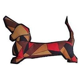 Hračka pes animALL Jezevčík textil, barevný 20x25cm