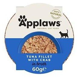 Applaws Cat miska Adult Broth tuňák s krabem 60g