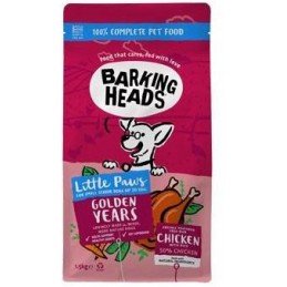 BARKING HEADS Little Paws Golden Years Chicken 1,5kg