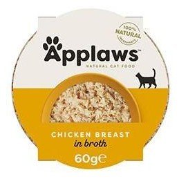 Applaws Cat miska Adult Broth kuřecí prsa 60g