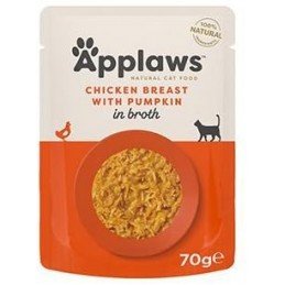Applaws Cat kapsa Adult Broth kuřecí prsa s dýní 70g