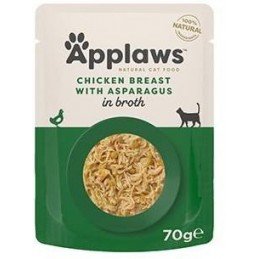 Applaws Cat kapsa Adult Broth kuř.prsa s chřestem 70g