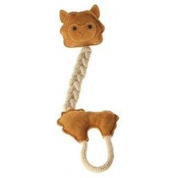 Hračka pes animALL Alpaka kůže, natural 42x13,5cm
