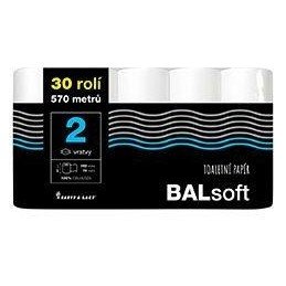 Wc toaletní papír Balsoft 2vrstvý 30ks
