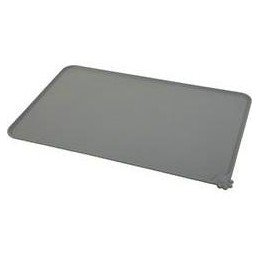 Podložka hladká SILICONE pod misku, šedá L Zolux