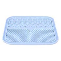 Lízací podložka pro psy SILICONE modrá M Zolux