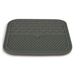 Lízací podložka pro psy SILICONE šedá M Zolux