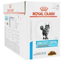 Royal Canin VD Feline Sensit Control 12x85g kuře kapsa