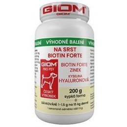 Giom S pes Na srst Biotin FORTE 200g plv