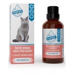 Čistič očního okolí pro kočky TOPVET 50ml