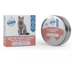 Mast na tlapky a drápky pro kočky TOPVET 30ml