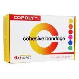 Obinadlo elast. CoPoly 5cm x 4,5m MIX  6ks