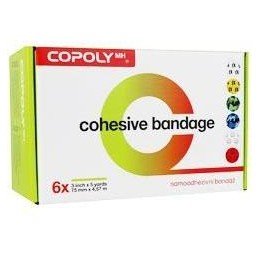 Obinadlo elast. CoPoly 7,5cm x 4,5m MIX POTISK 6ks