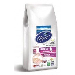 Agil Junior All Breed Low Grain Chicken,Lamb,Tuna 2kg