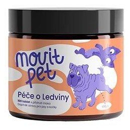 MOVit PET Péče o ledviny, s příchutí masa 100tbl