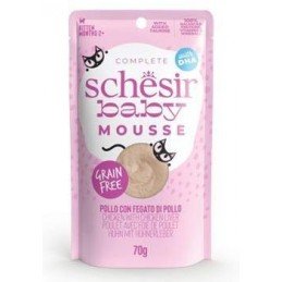 Schesir Cat kapsa Kitten Lifestage Mousse kuře 70g