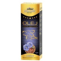 VITAR Veterinae Lněný olej 1000ml