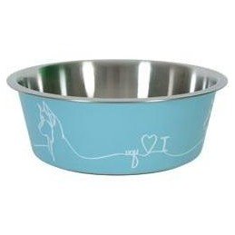 Miska nerez pes LOVE DOG 1,2l modrá Zolux