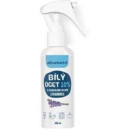 Allnature Bílý ocet sprej 10% s vůní levandule 500ml