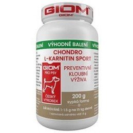 Giom S pes Chondro L-karnitin SPORT 200g plv