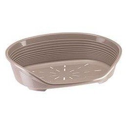 Pelech plast SIESTA DLX 6 hnědý 70,5x52x23,5cm FP