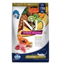 N&D TROPICAL SELECTION CAT Lamb Neutered 4+1kg