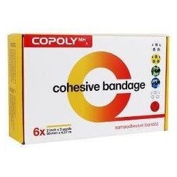Obinadlo elast. CoPoly 5cm x 4,5m MIX POTISK 6ks