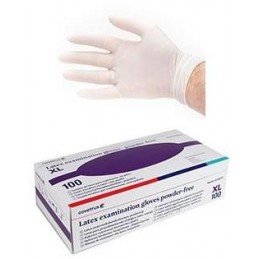Rukavice nest.vyš.CVET latex XL/100ks bez pudru, bílé