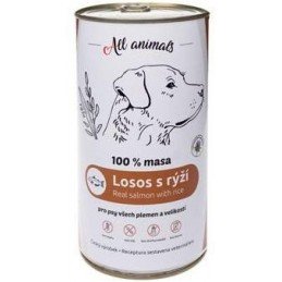 All Animals DOG losos mletý s rýží 1200g