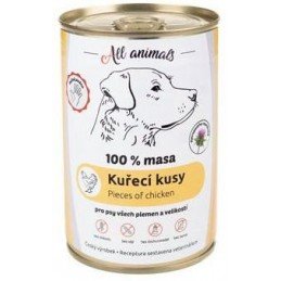 All Animals DOG kuřecí kousky 400g
