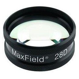 Vyšetřovací čočka sfér. 28D Binocul. Indirect MaxField