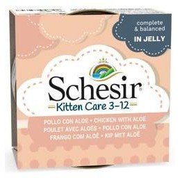 Schesir Cat konz. Kitten kuře/aloe v želé 85g