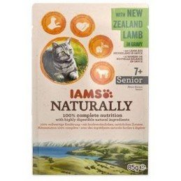 Iams Cat Senior jehněčí v omáčce kapsa 85g