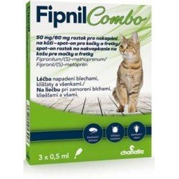 Fipnil Combo 50/60mg Cat Spot-on 3x0,5ml