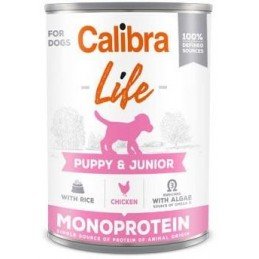 Calibra Dog Life  konz.Puppy&Junior Chicken&rice 400g