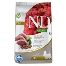 N&D Quinoa DOG Neutered Duck&Broccoli&Asp. Mini 2,5kg