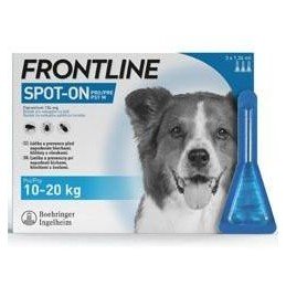 FRONTLINE SPOT ON pro psy M (10-20kg) - 3x1,34ml