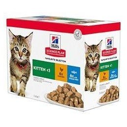 Hill's Fel. SP Kitten Chicken&Ocean fish Kapsa 12x85g