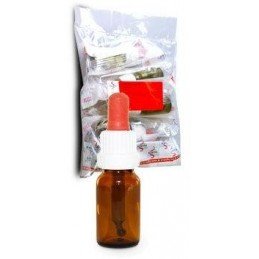 Lékovka 10ml hnědá uzávěr s pipetou /10ks