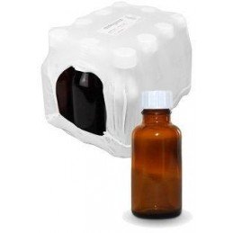 Lékovka 250ml hnědá, šroubovací uzávěr 28mm 12ks