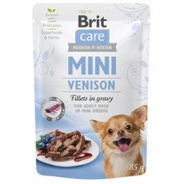 Brit Care Dog Mini Venison fillets in gravy 85g
