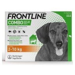 FRONTLINE COMBO spot-on pro psy S (2-10kg)-3x0,67ml