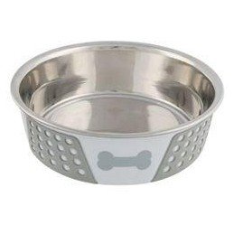 Miska nerez se silikon pláštěm bílošedá 1,4l 21cm TR